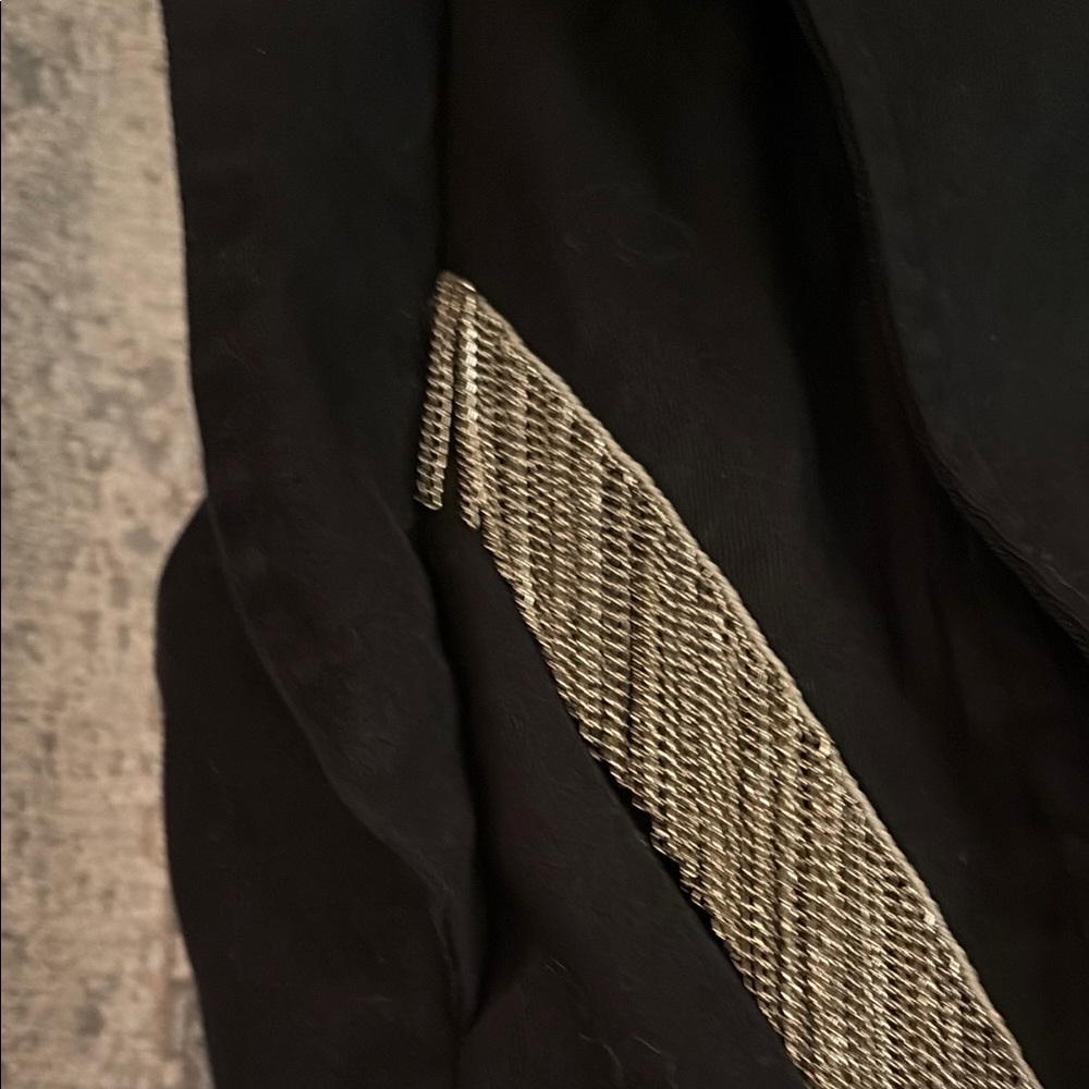 Isabel Marant Black Vest with Fringe Detail - Picture 10 of 15